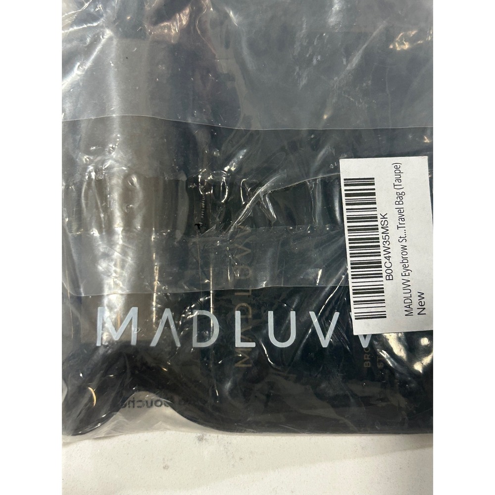 MADLUVV Eyebrow Stamp Travel Bag Taupe B0C4W35MSK Nee‎